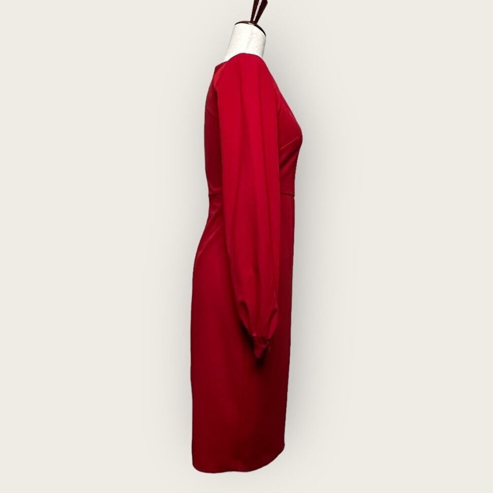 NWT | Belle Badgley Mischka | Kiera Dress | Red | Size 2 - Picture 6 of 15